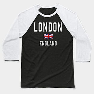 London England England Flag Baseball T-Shirt